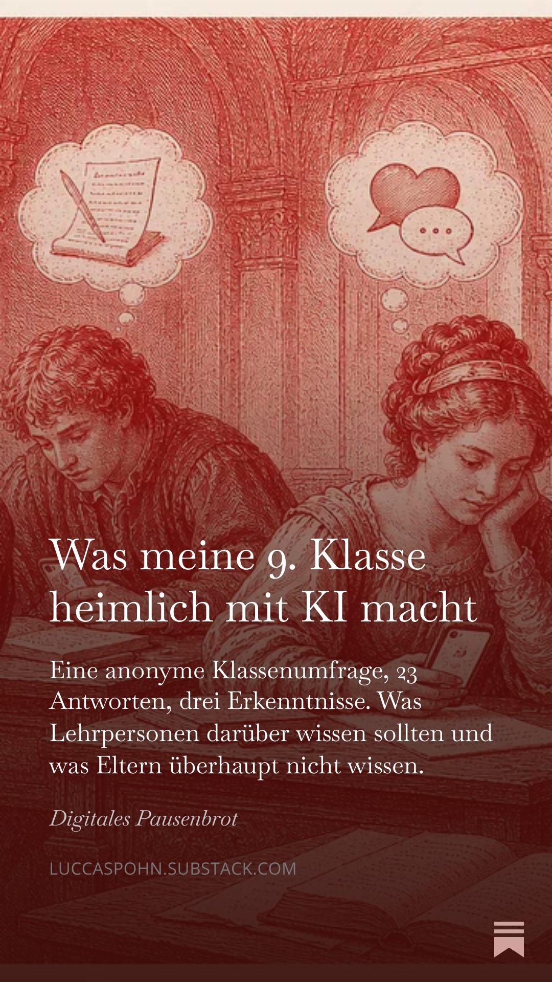 Was meine 9. Klasse heimlich mit KI macht