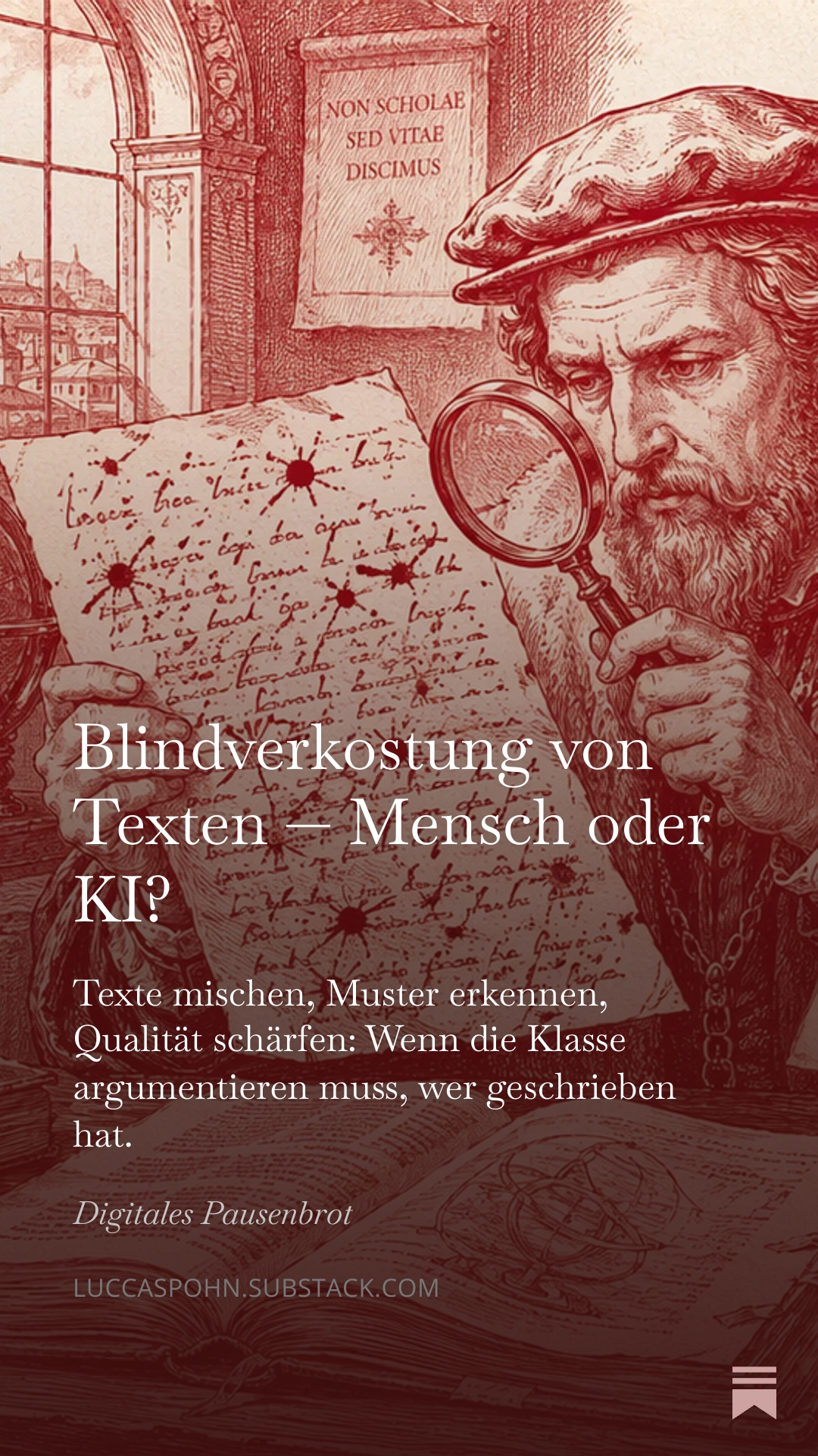 Blindverkostung von Texten — Mensch oder KI?