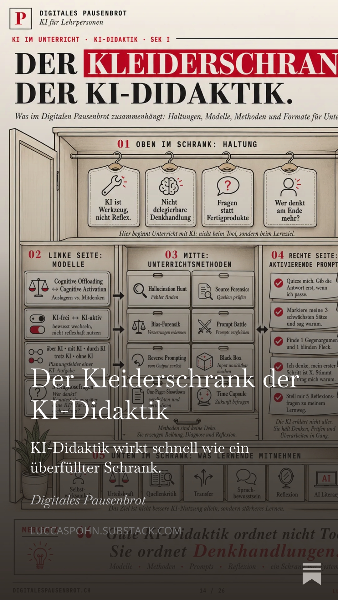 Der Kleiderschrank der KI-Didaktik